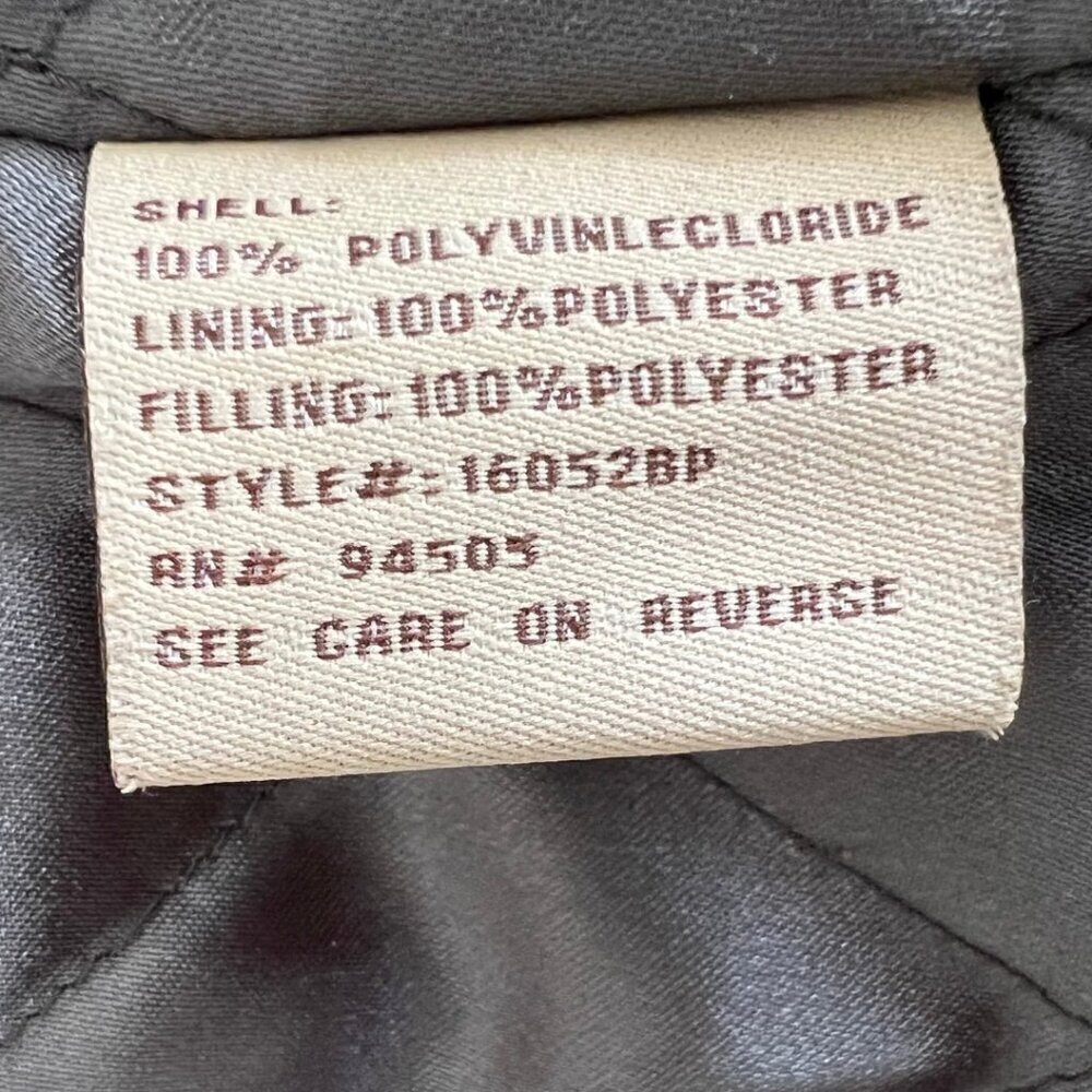 BC Ethic Faux Distressed Long Leather Jacket - Picture 9 of 9